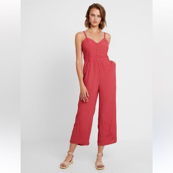 ABERCROMBIE LIGHTWEIGHT WIDE LEG JUMPSUIT SIZE XS EUC - Picture 1 of 8